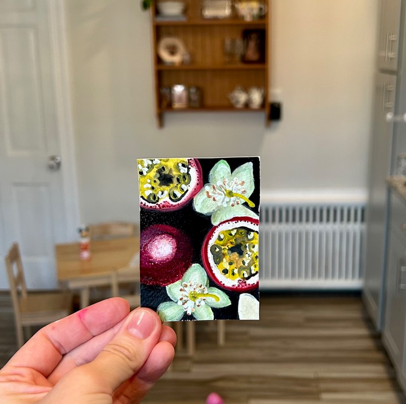 Passionate From Miles Away aceo art card