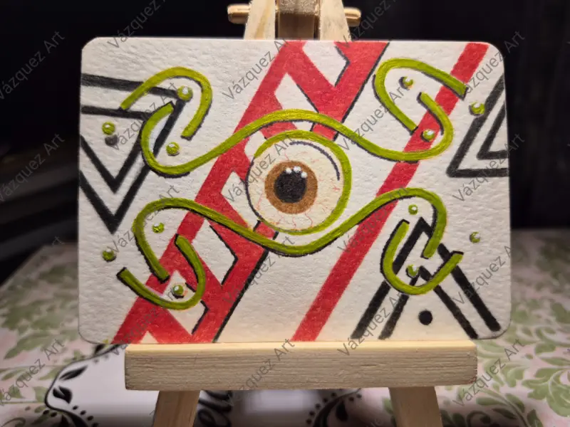 Coqui de barra aceo art card