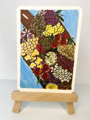 A Little Bit Of Everything | Charcuterie #1 aceo art card thumbnail 2