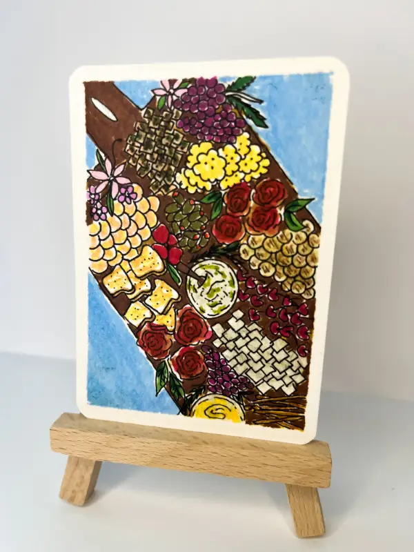 A Little Bit Of Everything | Charcuterie #1 aceo art card