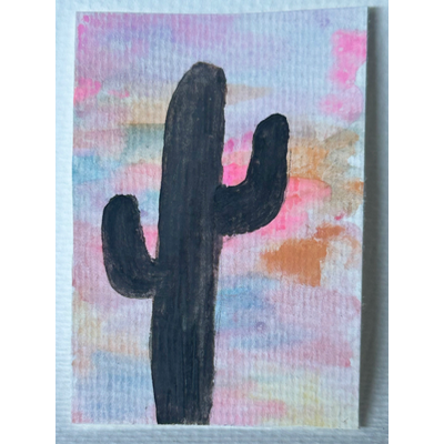Stand Tall aceo art card thumbnail 2