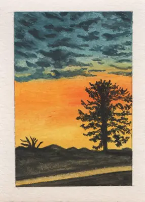 Fireline aceo art card thumbnail 2