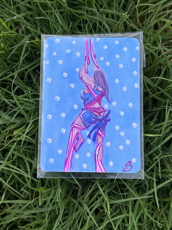 Not Your Present aceo art card