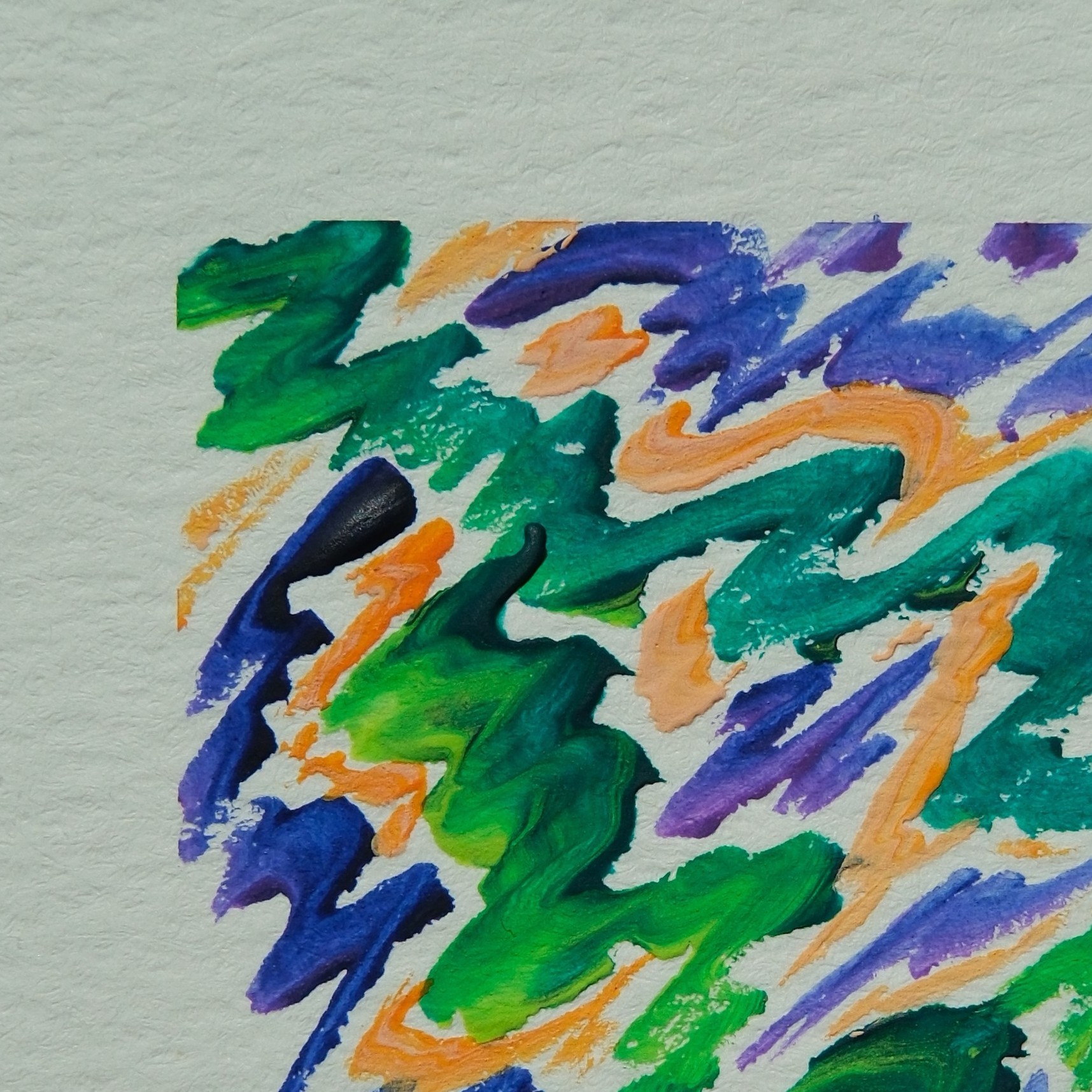 Abstractions #1 aceo art card thumbnail 2