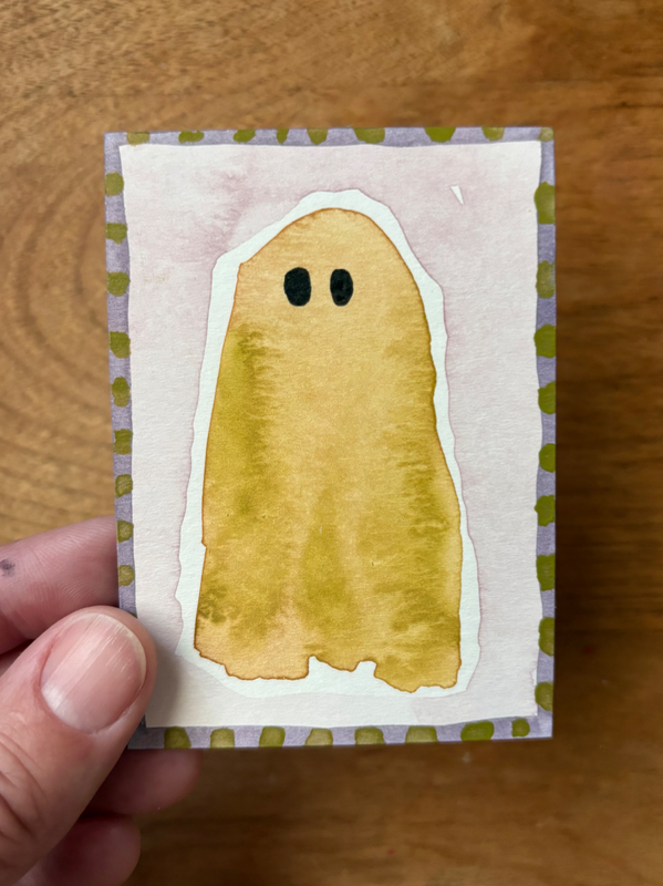 Ghost Story aceo art card