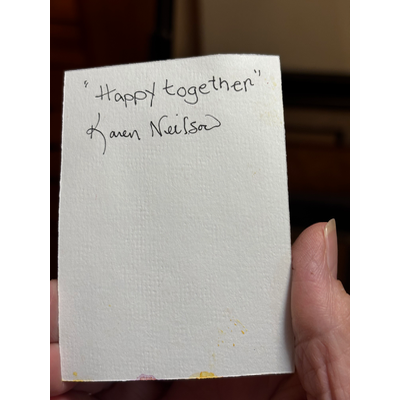 “Happy Together” aceo art card thumbnail 2