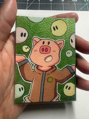 NomNom’s Delight aceo art card thumbnail 2