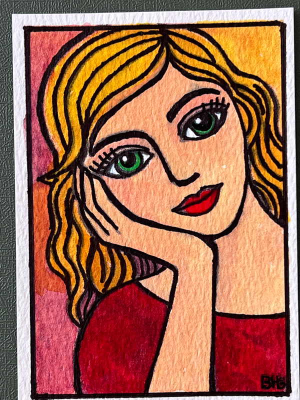 Greenella aceo art card