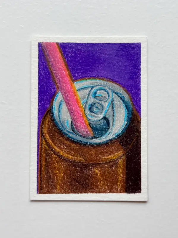 Root Beer aceo art card