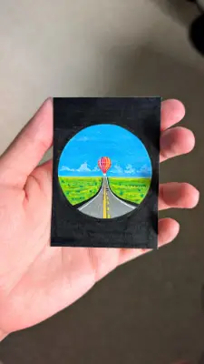 Eye exam🎈🏠 aceo art card thumbnail 2