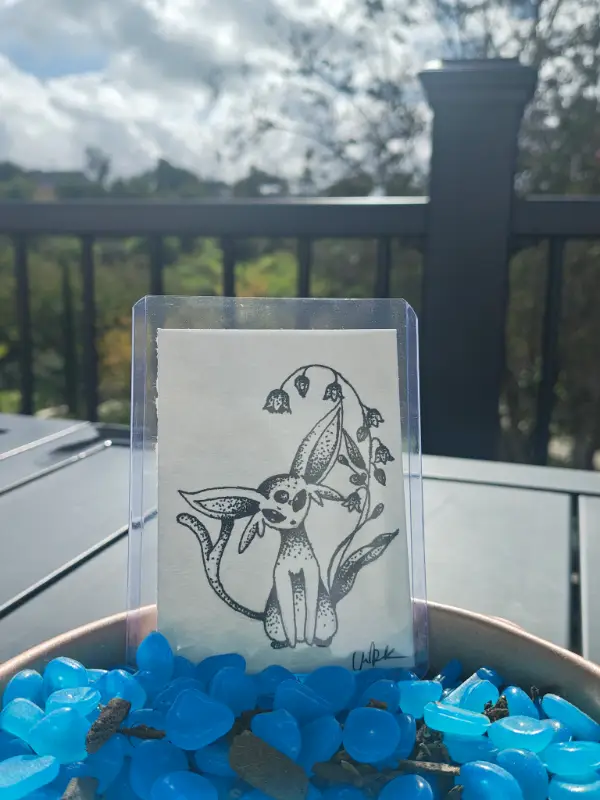 Dark fox aceo art card