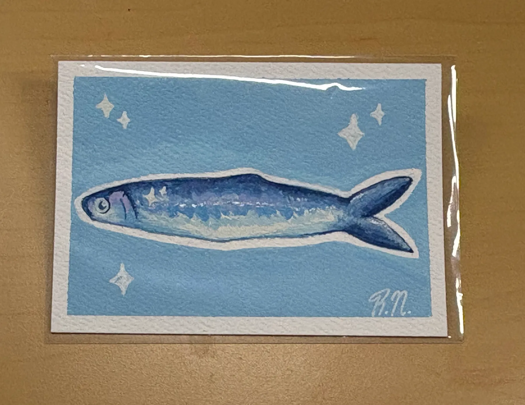 Pretty Fish aceo art card