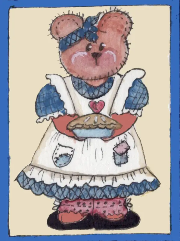 Just out of the oven aceo art card