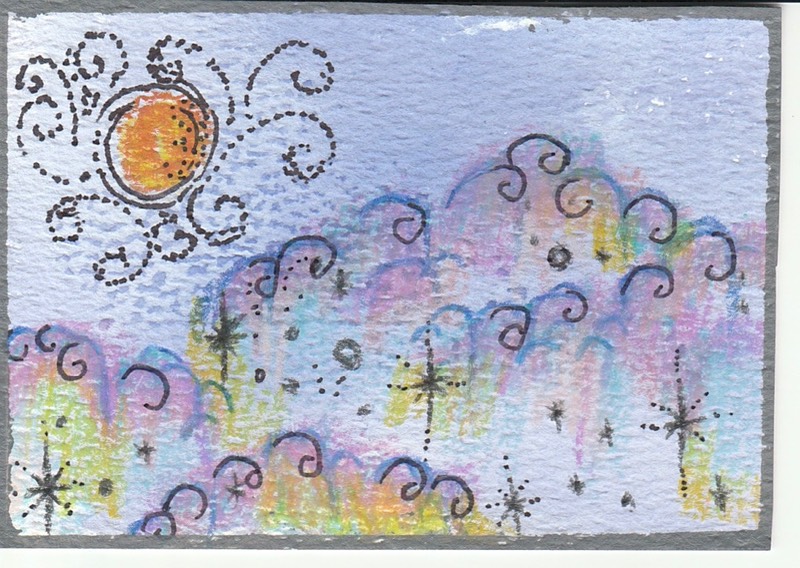 Twinkle 4 aceo art card