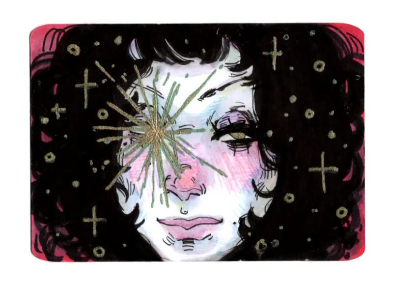 STARLET -- ACEO 21 aceo art card