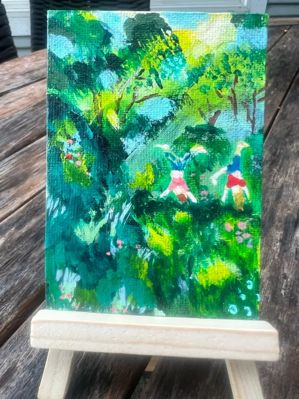Before Dinner aceo art card