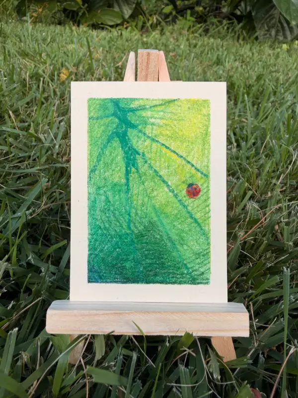Little Ladybug aceo art card
