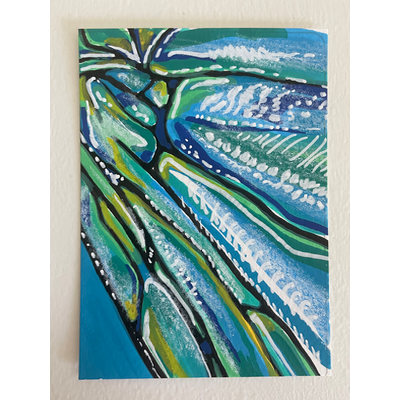 Dragonfly wing - original by Norah Mae aceo art card thumbnail 2