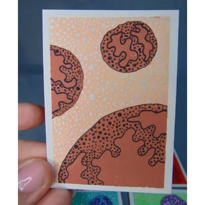 In another universe aceo art card thumbnail 2