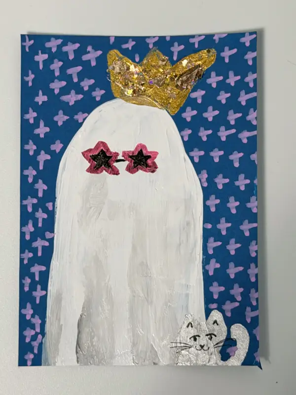 I Used to Live with Ghosts aceo art card