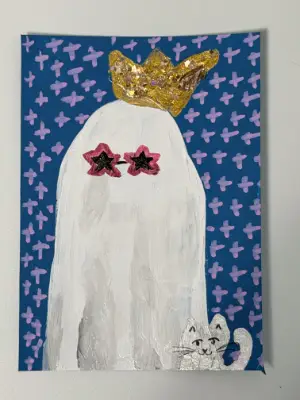I Used to Live with Ghosts aceo art card thumbnail 1