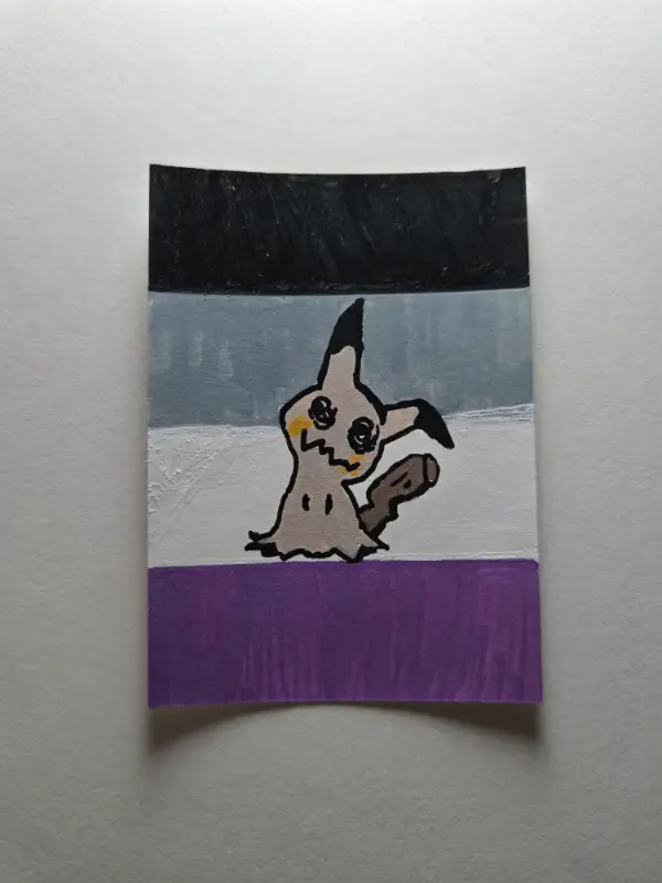 Mimikyu #4 aceo art card