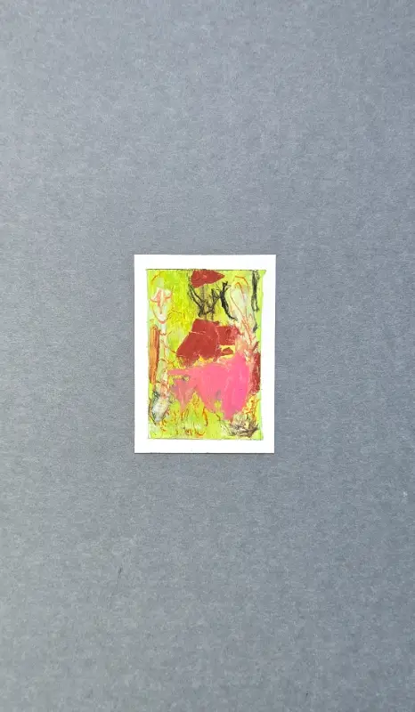 Friction aceo art card