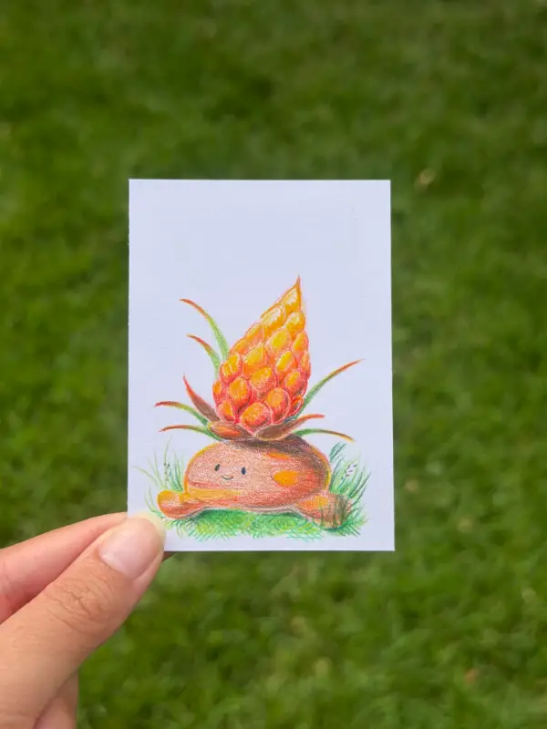 Mighty Thistle - Legend of Zelda Fan Art aceo art card