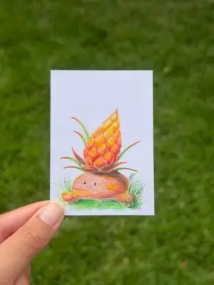 Mighty Thistle - Legend of Zelda Fan Art aceo art card thumbnail 1