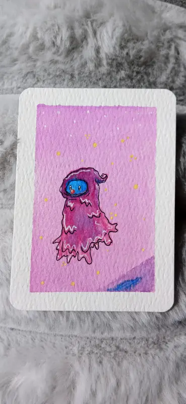 Quiet Sprite 2 aceo art card