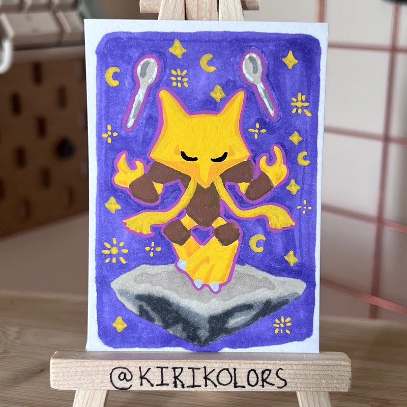 Alakazizzie aceo art card