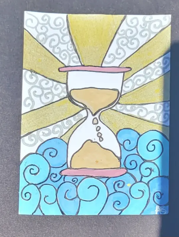 Fruits of the spirit 9/9 - Peace aceo art card