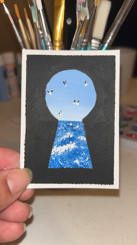 Sea of Possibilities aceo art card