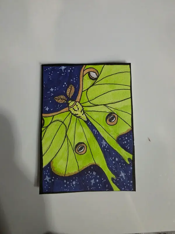 Lunar Dance aceo art card