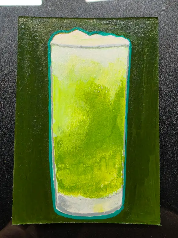 Matcha aceo art card