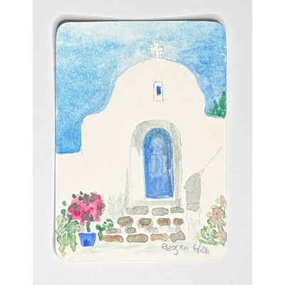 Kalimera II aceo art card thumbnail 1