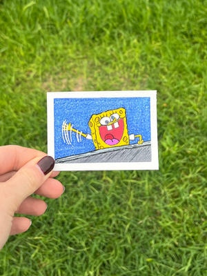 Hello There! aceo art card thumbnail 2