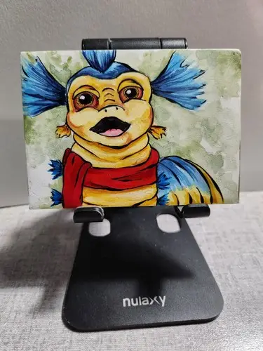 Cutest Worm There Is aceo art card
