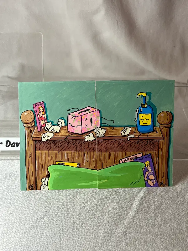 Teenage Wasteland (set of 2) - Original aceo art card