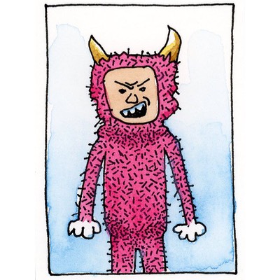 "Chafe" aceo art card thumbnail 1