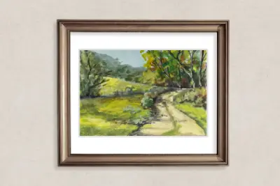 Sunny Path aceo art card thumbnail 2