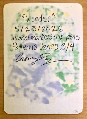 Wonder aceo art card thumbnail 2