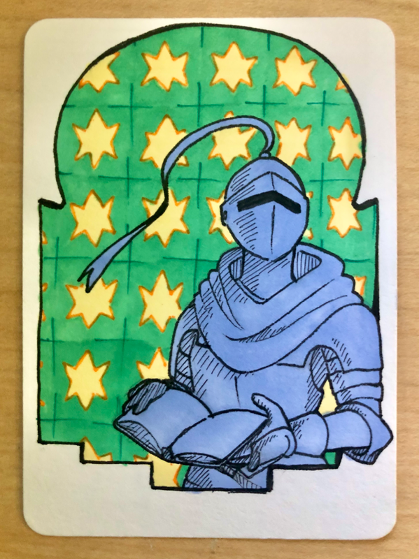 Wonder aceo art card