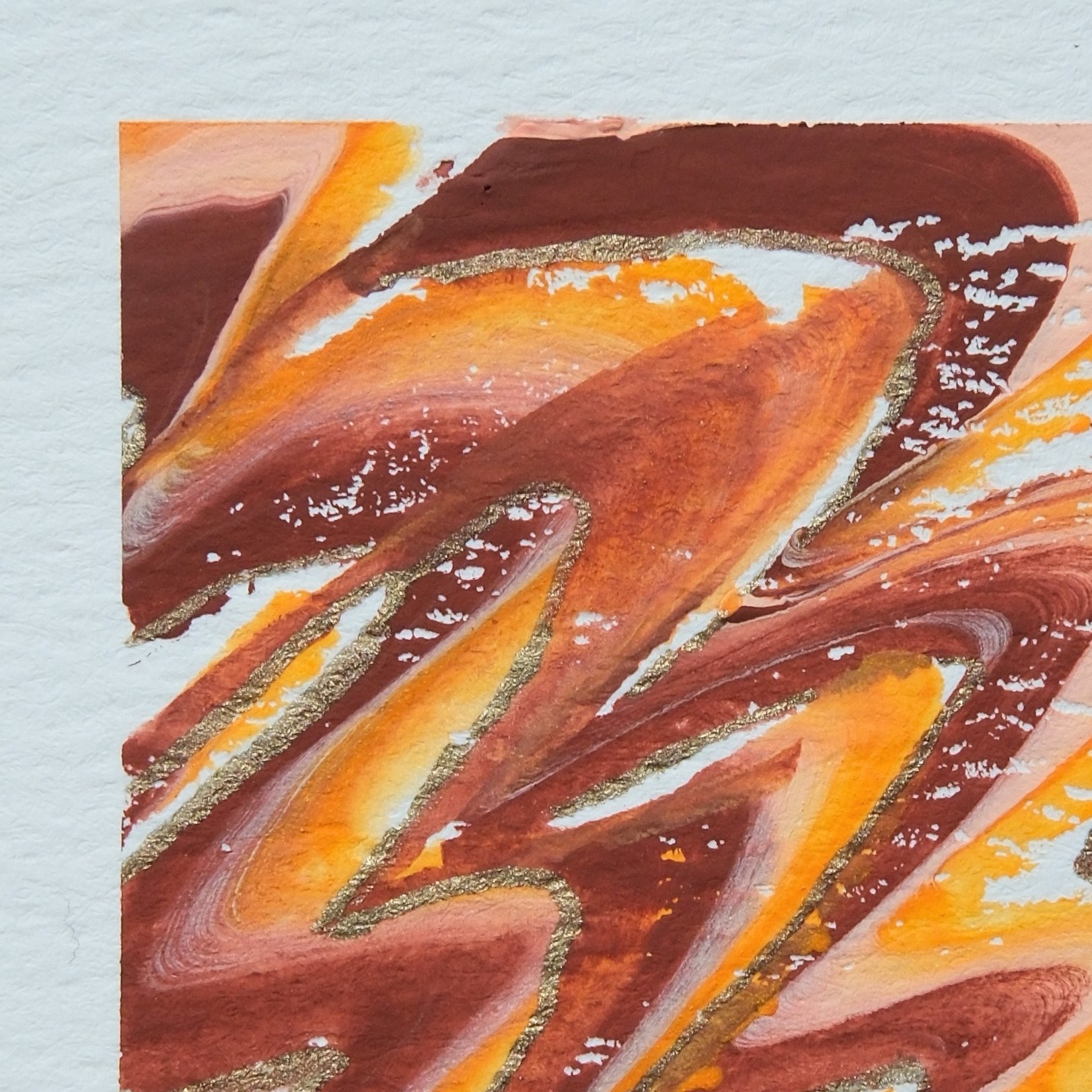 Abstractions #2 aceo art card thumbnail 2