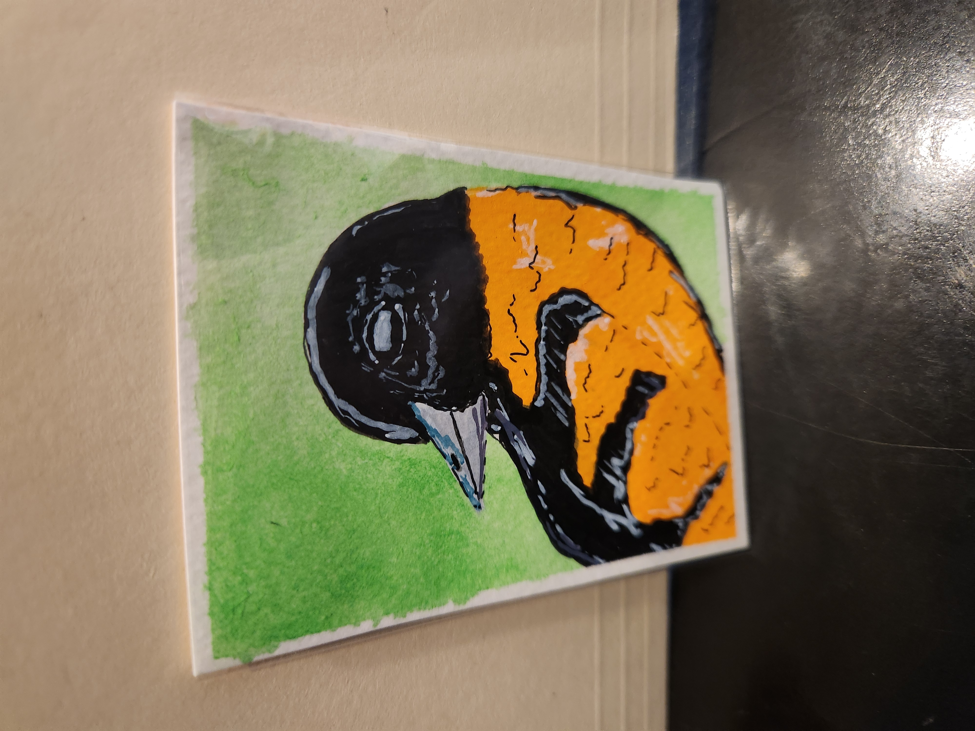 Bird #3 aceo art card