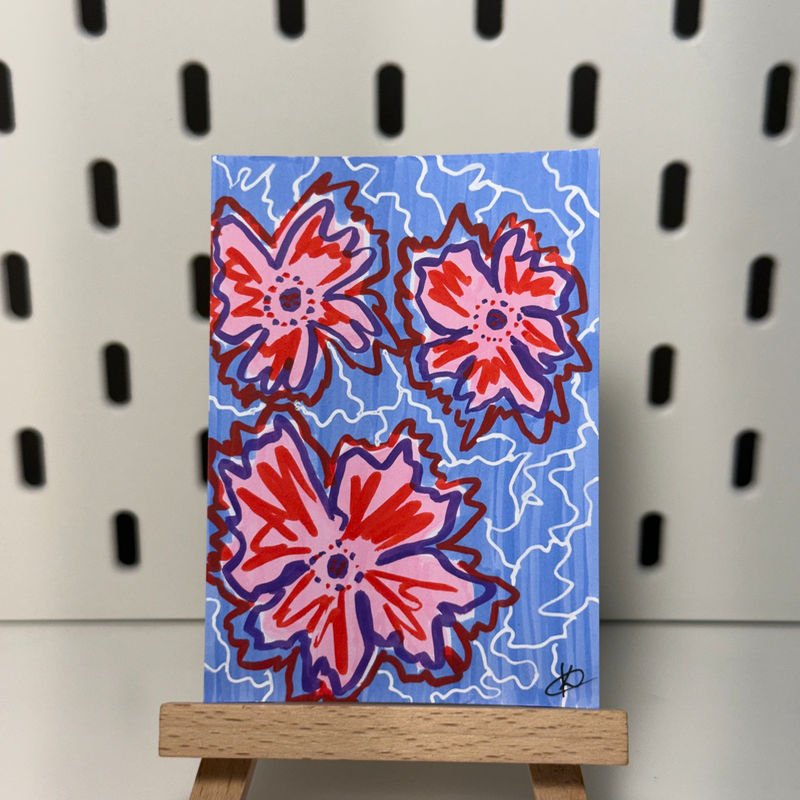 ACEO Original Art Card Not a Print by Ksenija Cordova aceo art card