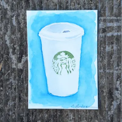 Grande Caramel Macchiato aceo art card thumbnail 1