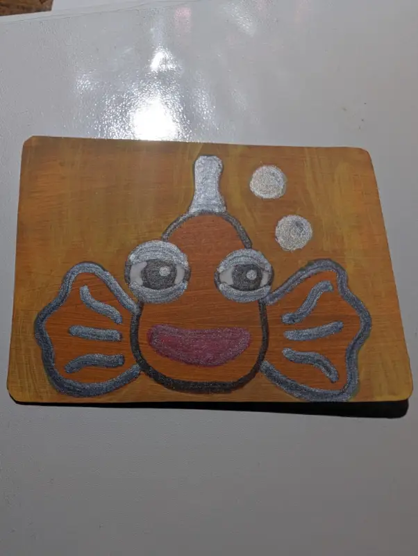Goldy aceo art card
