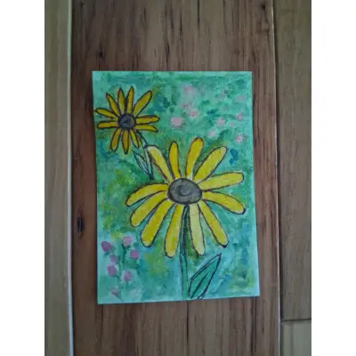 Rudbeckia aceo art card thumbnail 1