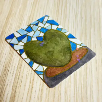 Prickly Love aceo art card thumbnail 2